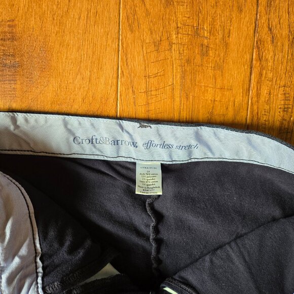 Croft & Barrow The Classic Skort Mid Stretch Super Dark Denim Wash Size 10 - Picture 6 of 9